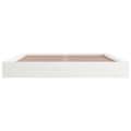 Miniatyrbilde 4 av 9: vidaXL Sengeramme hvit 150x200 cm King Size heltre
