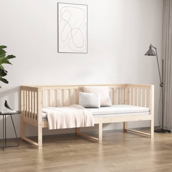 vidaXL Dagbädd 80x200 cm massiv furu