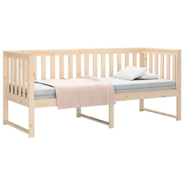 vidaXL Dagbädd 75x190 cm massivt furu