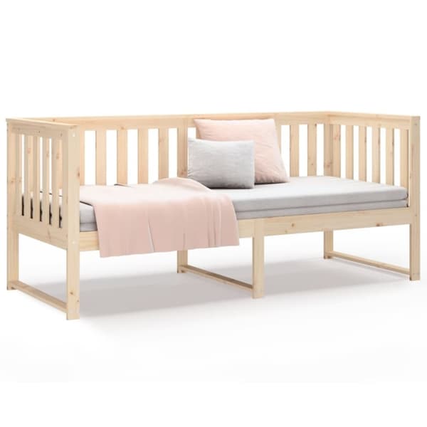 vidaXL Dagbädd 75x190 cm massivt furu