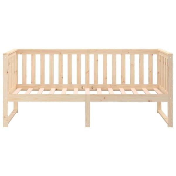 vidaXL Dagbädd 75x190 cm massivt furu