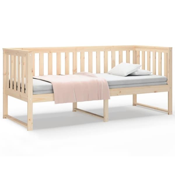 vidaXL Dagbädd 75x190 cm massivt furu