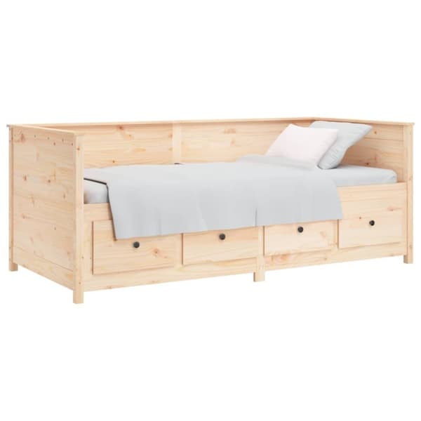 vidaXL Dagseng uten madrass 90x190 cm heltre furu