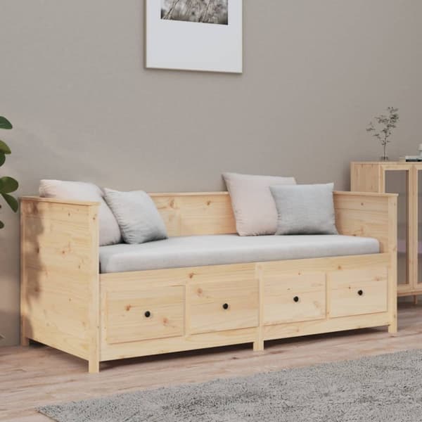 vidaXL Dagseng uten madrass 90x190 cm heltre furu