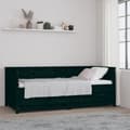 Miniatyrbilde 3 av 11: vidaXL Dagseng svart 80x200 cm heltre furu