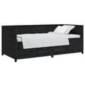 Miniatyrbilde 4 av 11: vidaXL Dagseng svart 80x200 cm heltre furu