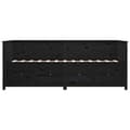 Miniatyrbilde 11 av 11: vidaXL Dagseng svart 80x200 cm heltre furu