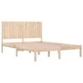 Miniatyrbilde 4 av 6: vidaXL Sengeramme heltre 180x200 cm Super King
