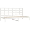Miniatyrbilde 4 av 7: vidaXL Dagseng uten madrass hvit 90x200 cm heltre furu