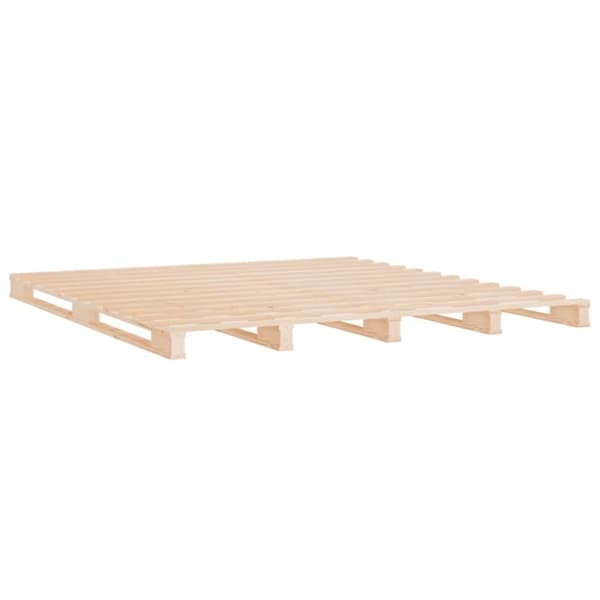 vidaXL Sengeramme uten madrass 120x200 cm heltre furu