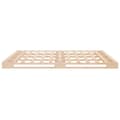 Miniatyrbilde 9 av 11: vidaXL Sengeramme uten madrass 120x200 cm heltre furu