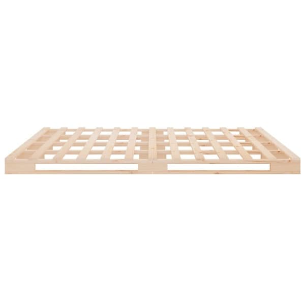 vidaXL Sengeramme uten madrass 120x200 cm heltre furu