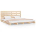 Miniatyrbilde 1 av 11: vidaXL Sengeramme uten madrass 120x200 cm heltre furu