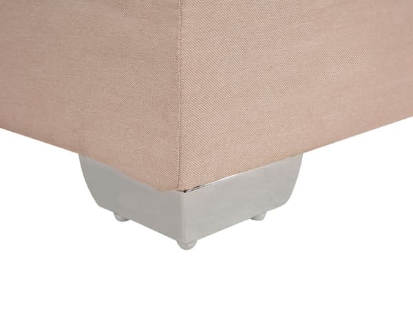 Sengetrekk Beige 180 x 200 cm med Fjærmadrasser Firkantet Høy Elegant Klassisk