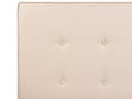 Miniatyrbilde 9 av 11: Dobbeltseng Ramme Beige 180 x 200 cm Sengegavl Polstret Elegant Klassisk