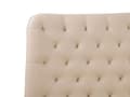 Miniatyrbilde 7 av 10: Seng Beige Kunstskinn 160 x 200 cm Dekorativ Sengegavl Moderne Soverom