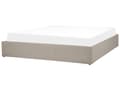 Miniatyrbilde 5 av 10: Seng Beige Polstret 180 x 200 cm Med oppbevaring Uten sengegavl Lamellbunn Soverom Innredning Moderne design