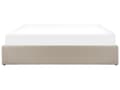 Miniatyrbilde 6 av 10: Seng Beige Polstret 180 x 200 cm Med oppbevaring Uten sengegavl Lamellbunn Soverom Innredning Moderne design
