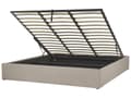 Miniatyrbilde 1 av 10: Seng Beige Polstret 180 x 200 cm Med oppbevaring Uten sengegavl Lamellbunn Soverom Innredning Moderne design