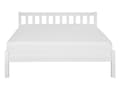 Miniatyrbilde 4 av 11: Dobbeltseng Hvit Furu 140 x 200 cm Lamellramme Elegant Tradisjonell Stil