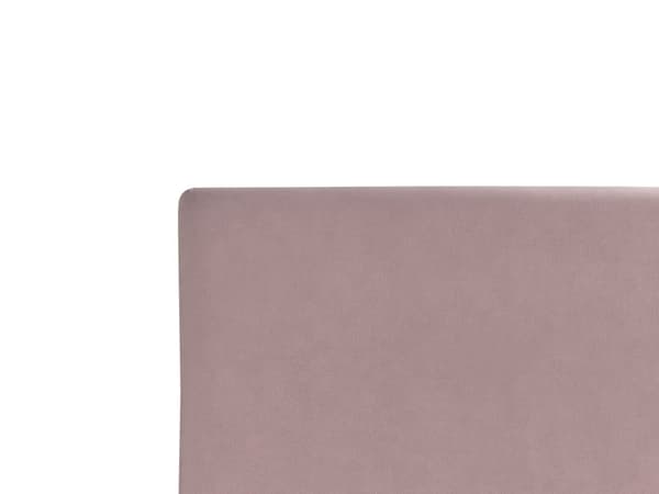 Dobbeltseng Rosa Fløyel 160 x 200 cm Lamellramme Moderne Minimalistisk Klassisk