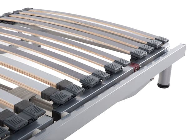 Sett med 2 Sengebunner 180 x 200 cm Elektrisk Justerbar Lameller Metallramme