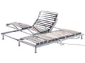Miniatyrbilde 1 av 10: Sett med 2 Sengebunner 180 x 200 cm Elektrisk Justerbar Lameller Metallramme