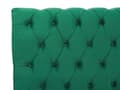 Miniatyrbilde 7 av 10: Seng Grønn Fløyel 160 x 200 cm Svarte treben Hodegavl Chesterfield Klassisk design