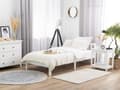 Miniatyrbilde 2 av 11: Enkeltseng Hvit Furu 90 x 200 cm Lamellramme Elegant Tradisjonell Stil