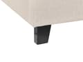 Miniatyrbilde 9 av 10: Seng Beige polyesterstoff 160 x 200 cm Dobbeltseng Polstret tilbehør Moderne soverom Sengestativ