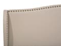 Miniatyrbilde 8 av 10: Polstret Seng Beige 180 x 200 cm Lamellramme Buede Klaffer Metalldekorasjon Klassisk Tradisjonell