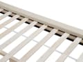 Miniatyrbilde 9 av 10: Dobbeltseng Beige Fløyelsstoff Svarte Metallben 180 x 200 cm Polstret Quiltet sengegavl Moderne Slankt Utseende Soverom Sengestol Tilbehør til stoler