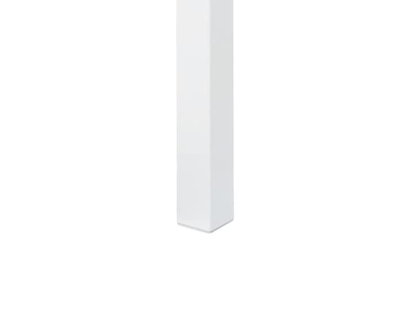 Sengeramme Hvit Metall 180 x 200 cm Lameller Industriell Minimalistisk