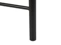 Miniatyrbilde 10 av 10: Seng Svart Metall 180 x 200 cm Ramme Retro sengegavl Vintage Romantisk