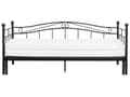 Miniatyrbilde 5 av 10: Svart Metallseng 90/180 x 200 cm med Ramme Ekstra Moderne Seng