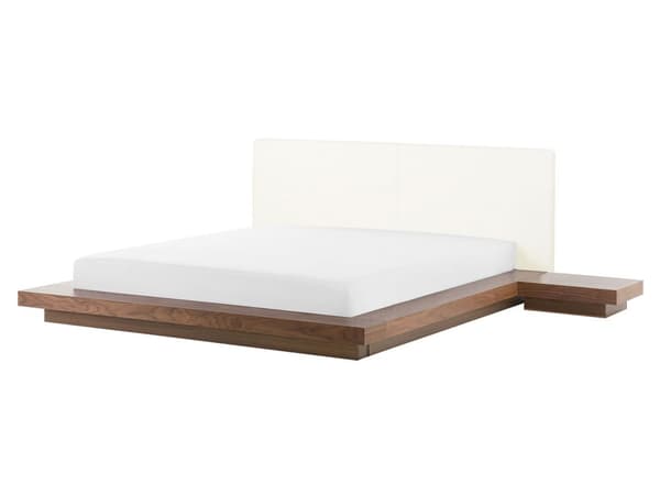 Japan LED Sengeramme Lyst Tre 160 x 200 cm Trefinér Lavprofil Soverom