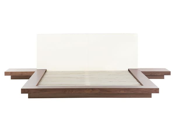Japan LED Sengeramme Lyst Tre 160 x 200 cm Trefinér Lavprofil Soverom