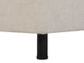 Miniatyrbilde 10 av 11: Elektrisk seng Beige Polstret Lin 80 x 200 cm Justerbar med fjernkontroll Sengegavl Moderne Minimalistisk Soverom
