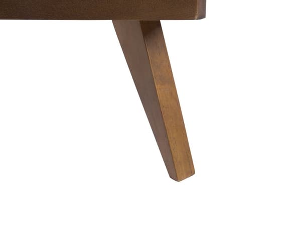 Dobbeltseng Brun MDF-trelook 180 x 200 cm Gummitre Sengegavl Klassisk