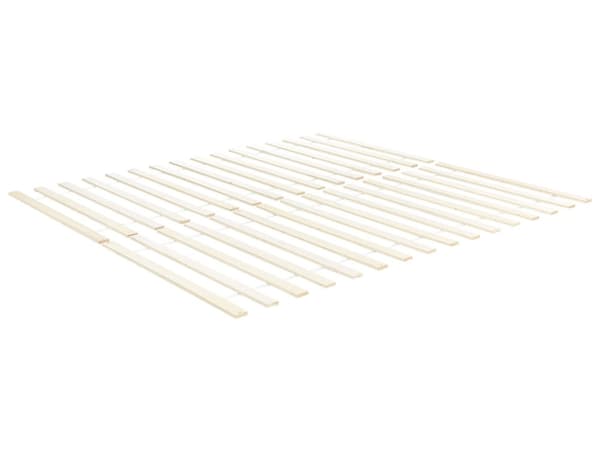 Seng Hvit Tre 140 x 200 cm Sengestativ Lamellbunn Moderne