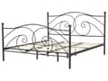 Miniatyrbilde 6 av 8: Seng Svart Metall 180 x 200 Ribbebunn Romantisk design Klassisk Innredning Soverom Dekorativ