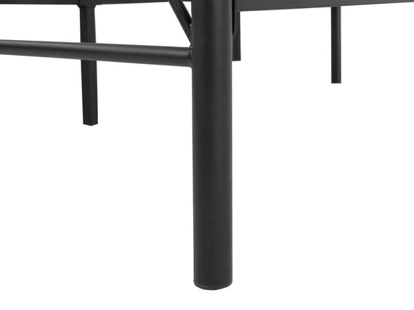 Seng Svart Metall 180 x 200 Ribbebunn Romantisk design Klassisk Innredning Soverom Dekorativ