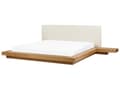 Miniatyrbilde 5 av 11: Japansk Stil Sengeramme Lyst Tre Farge 180 x 200 cm Trefinér Lavprofil til Soverom