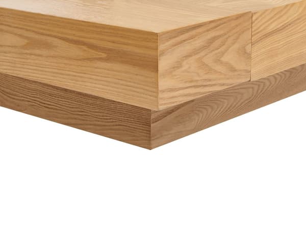 Japansk Stil Sengeramme Lyst Tre Farge 180 x 200 cm Trefinér Lavprofil til Soverom