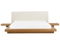 Miniatyrbilde 1 av 11: Japansk Stil Sengeramme Lyst Tre Farge 180 x 200 cm Trefinér Lavprofil til Soverom