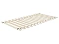 Miniatyrbilde 6 av 11: Dobbeltseng Ramme Beige 90 x 200 cm Sengegavl Polstret Elegant Klassisk