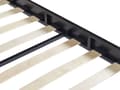 Miniatyrbilde 6 av 8: Seng Svart Metall 160 x 200 cm King Size Lameller i kryssfiner Industriell Minimalistisk