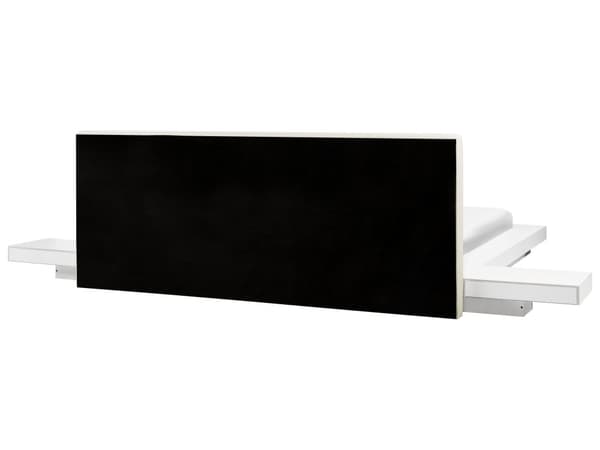 Japansk Stil Sengeramme Hvit Farge 180 x 200 cm Trefinér Lavprofil til Soverom