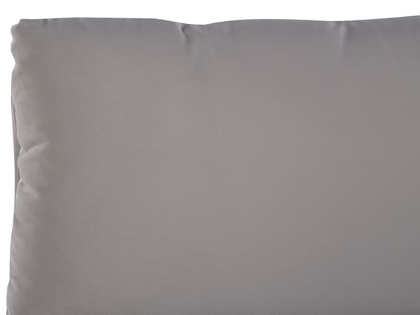 Seng Lysegrå Fløyel 160 x 200 cm Dobbeltseng med oppbevaring Sengegavl Soverom Moderne Retro