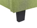 Miniatyrbilde 11 av 11: Seng Stoff Grønn 160 x 200 cm Polstret ramme Sengegavl med knapper Elegant Moderne Soverom